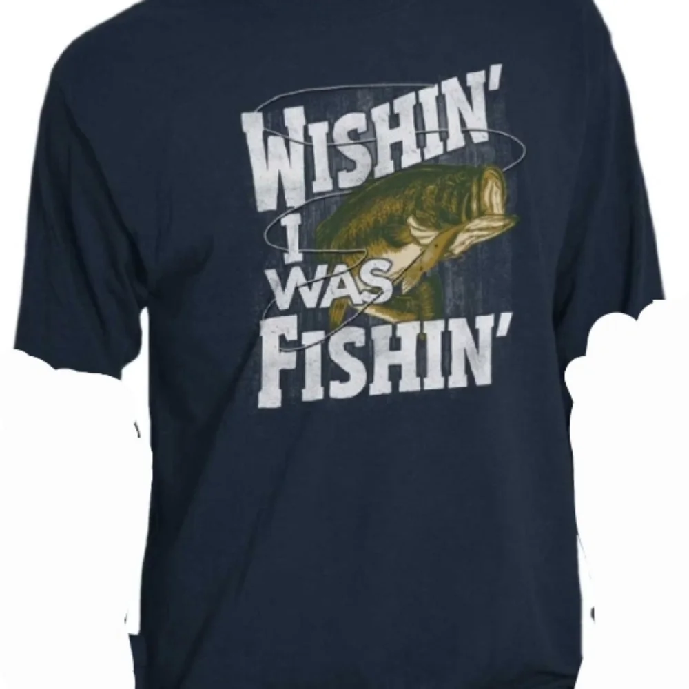 WISHING I WAS FISHING T-Shirt Unisex